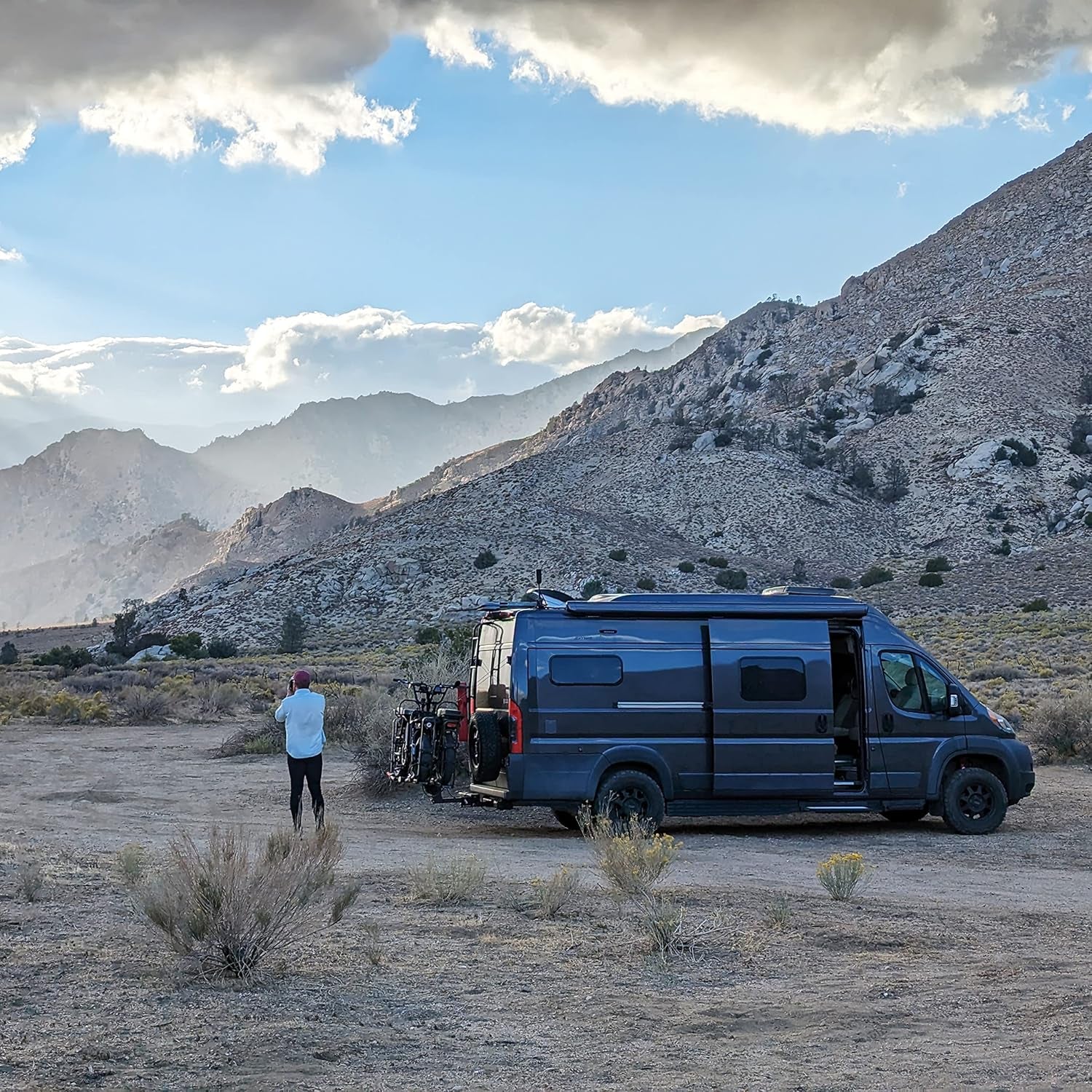 Openglass Van Mods - Sliding Door Stopper - Universal Fit for Sprinter, Promaster, Transit & Campervans - High-Grade Aluminum Van Door Stop, Van Accessories for Privacy W/Easy DIY Install, No Glue