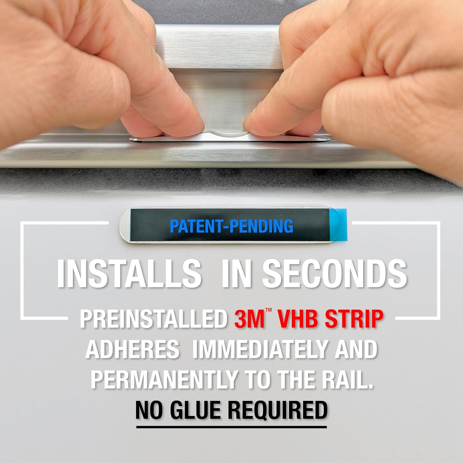 Openglass Van Mods - Sliding Door Stopper - Universal Fit for Sprinter, Promaster, Transit & Campervans - High-Grade Aluminum Van Door Stop, Van Accessories for Privacy W/Easy DIY Install, No Glue